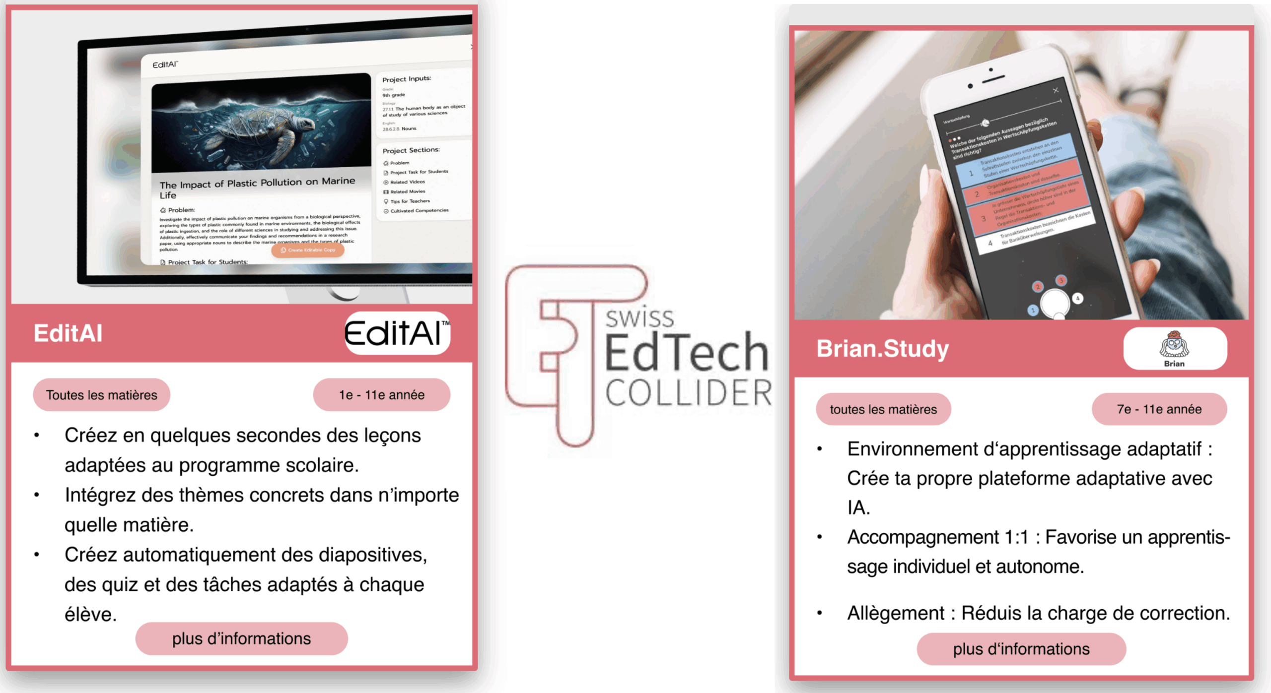 Découverte d'applications innovantes dans le domaine de l'IA- EditAI et Brian Study